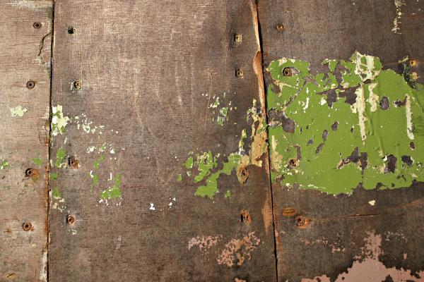 Peeled paint