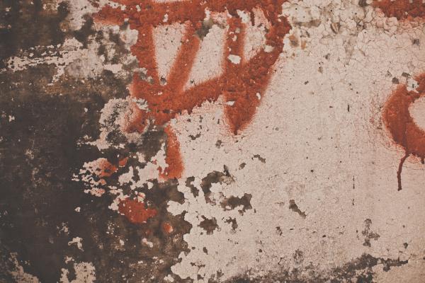 Peeled Paint on Grunge Wall Texture