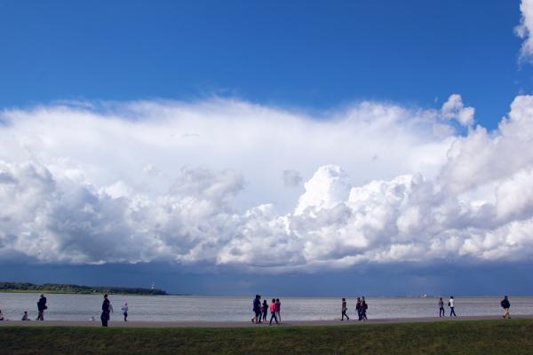 People on the beach