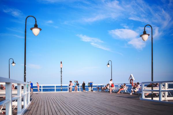 People on the pier