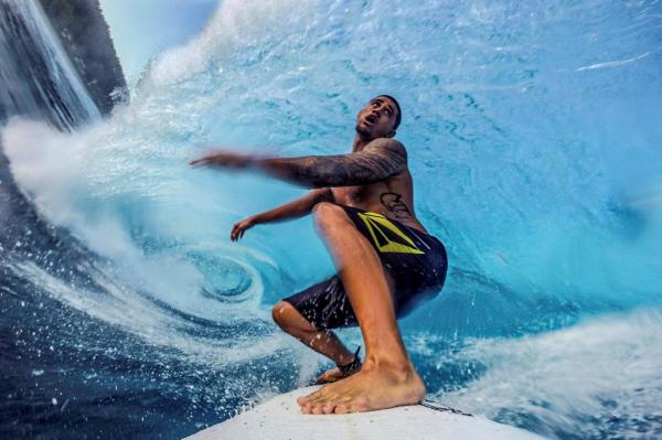 Person Doing Surfboarding