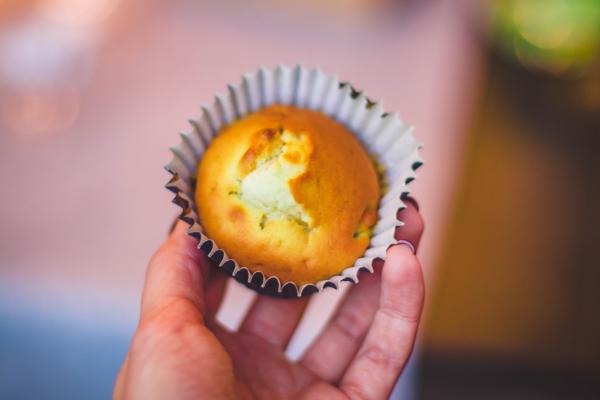 Person Holding Muffin