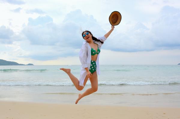 Person on beach