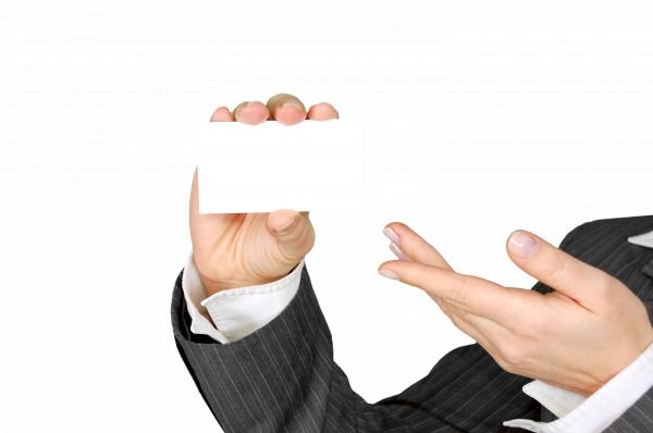Person Showing White Piece of Paper