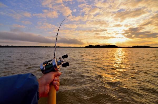 Pescando el amanecer
