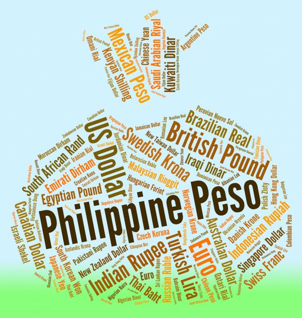 Philippine Peso Means Exchange Rate And Banknote