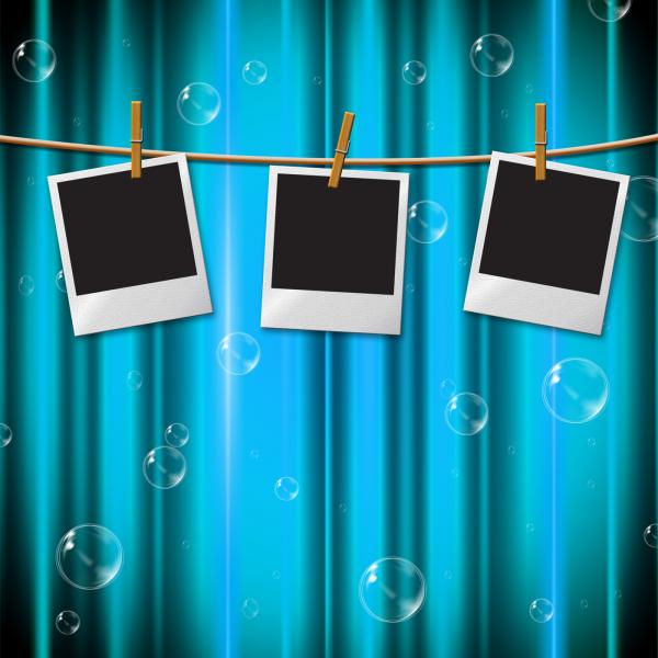 Photo Frames Means Text Space And Blank