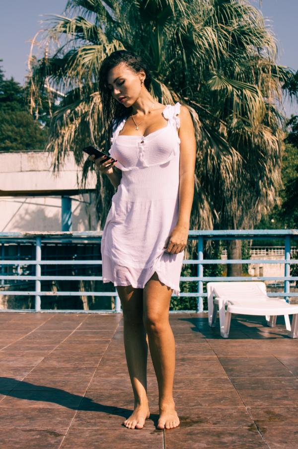Photo of a Woman at the Resort