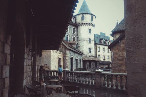 Photo of Abandoned Concrete Castle