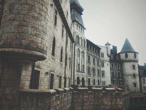 Photo of Abandoned Concrete Castle