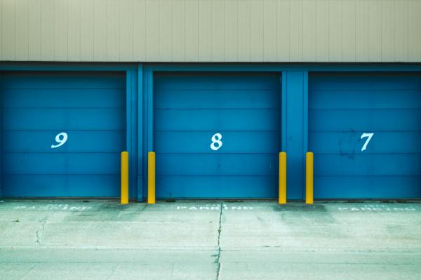 Photo of Blue Shutter Door