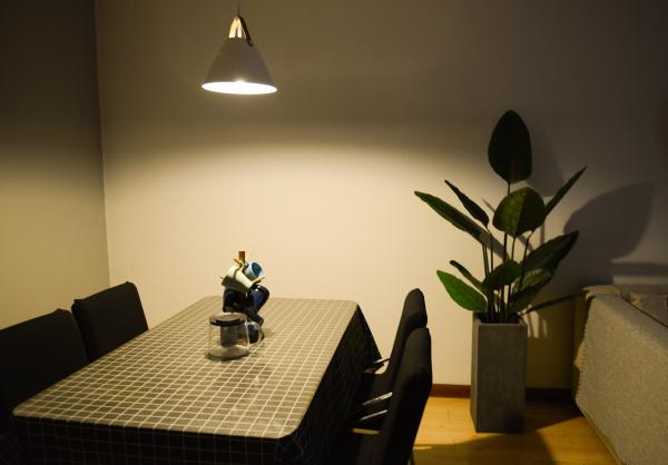 Photo of Dining Table near the Plant