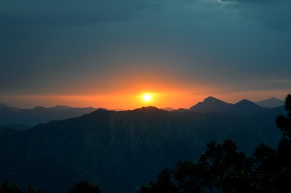 Photo of Mountain during Sunset