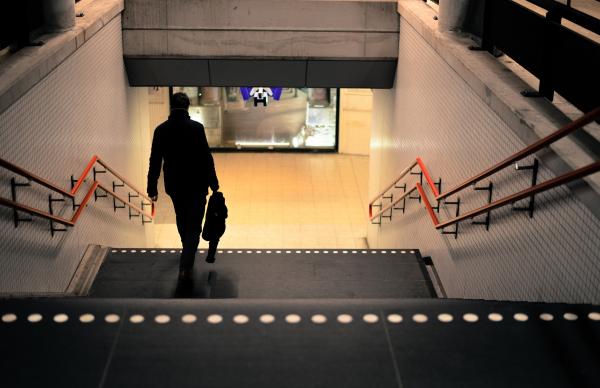 Photo Of Person Going Down The Stairs