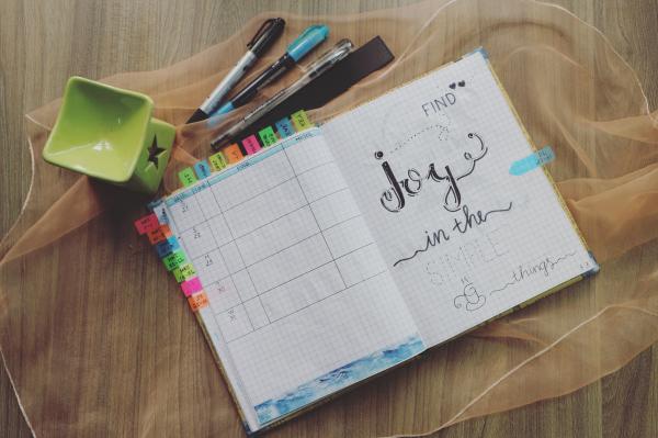 Photo of Planner and Writing Materials