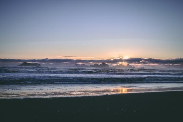 Photo of Sea Waves during Sunset