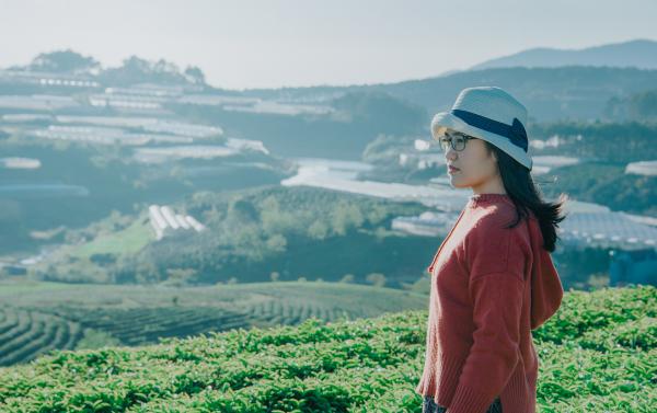 Photo of Woman at the Field