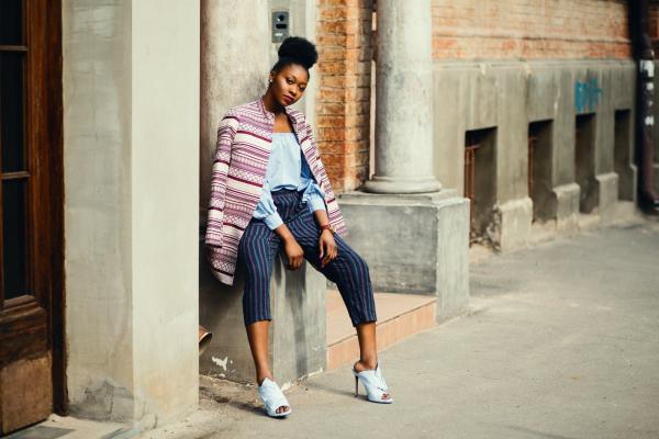 photo shoot on the street