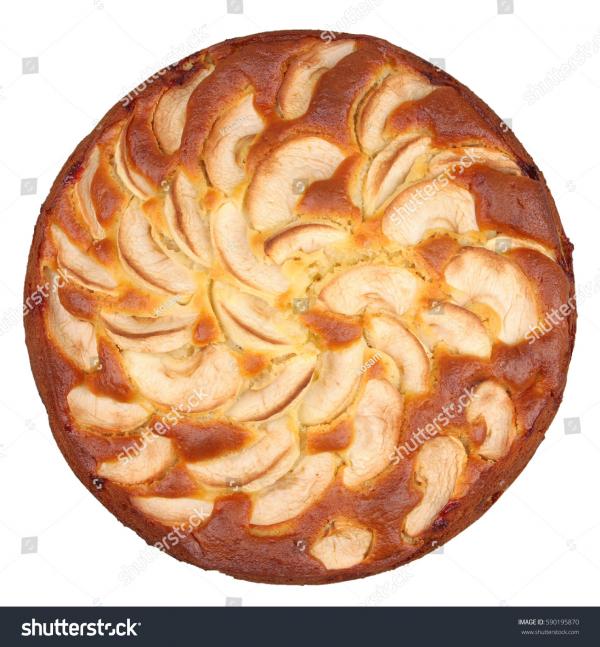 Pie on white