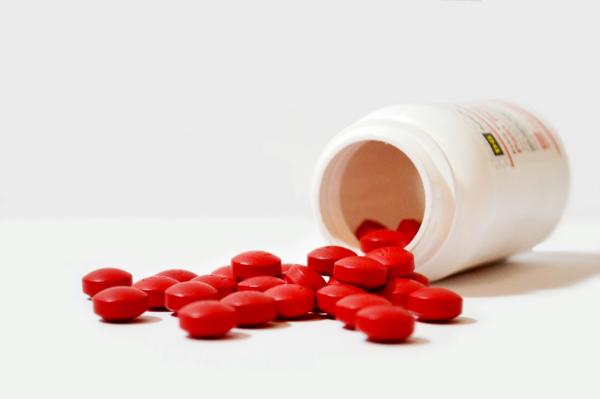 Pills Spilled Out of Container