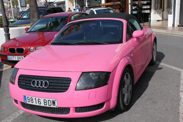 Pink Audi