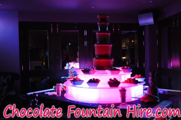 Pink Glowing Fountain