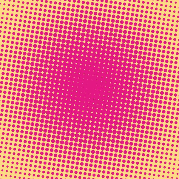 Pink halftone dots background