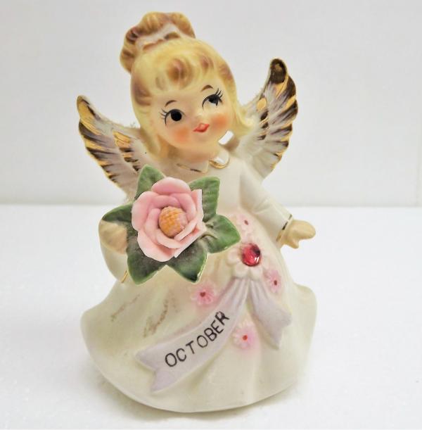 Pink porcelain angel