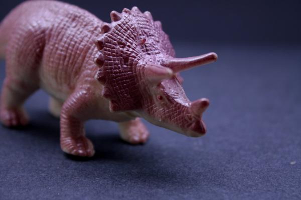 Plastic dinosaur