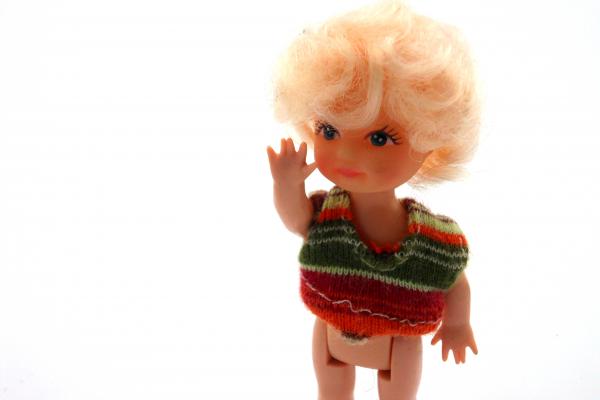 Plastic doll figure