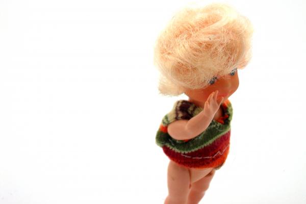Plastic doll figure