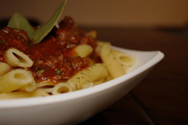 Plate of penne