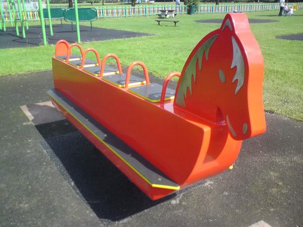 Playground rocking horse