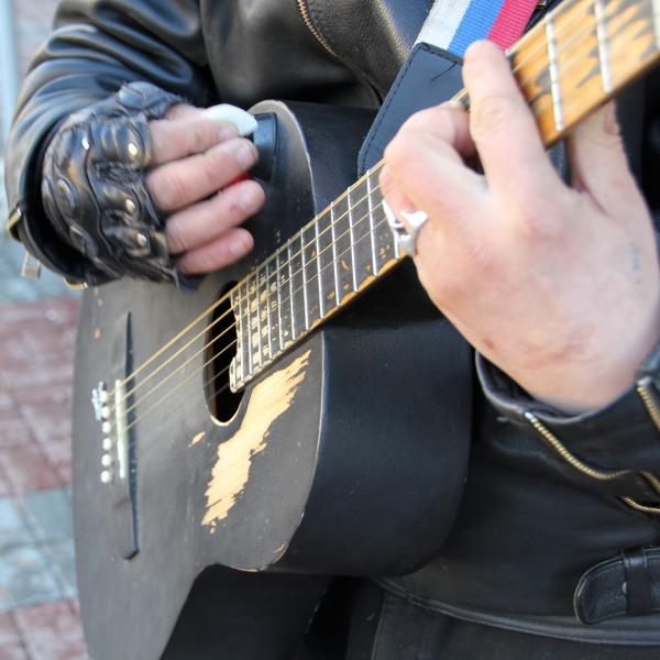Playing Guitar