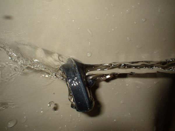 PLug hit by water