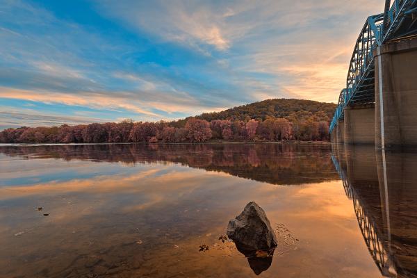 Point of Rocks Sunset - Pastel Fantasy HDR