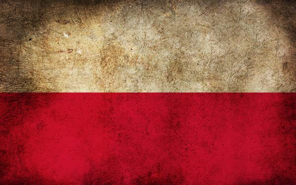 Poland Grunge Flag