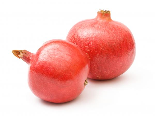 Pomegranate isolated on white background