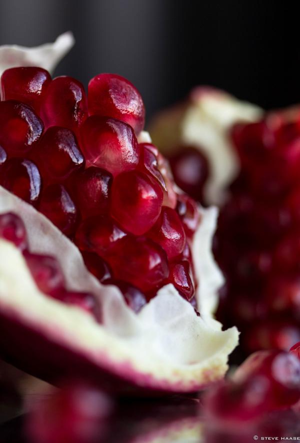 Pomegranate macro shot