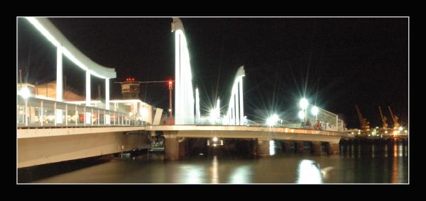 Port Maremagnum at night