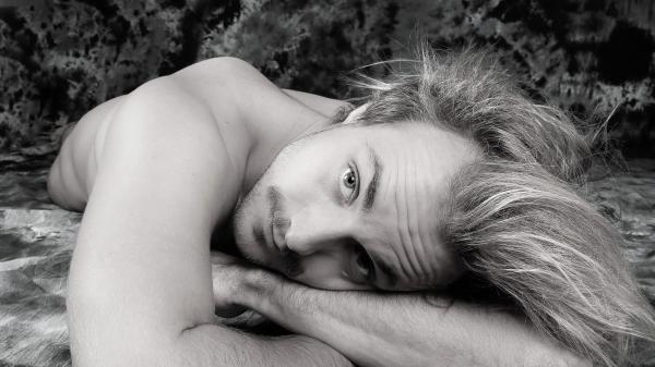 Portrait of Man Lying Down