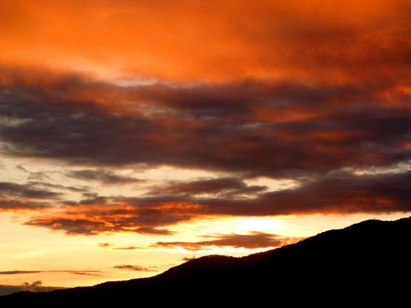 Post sunset sky