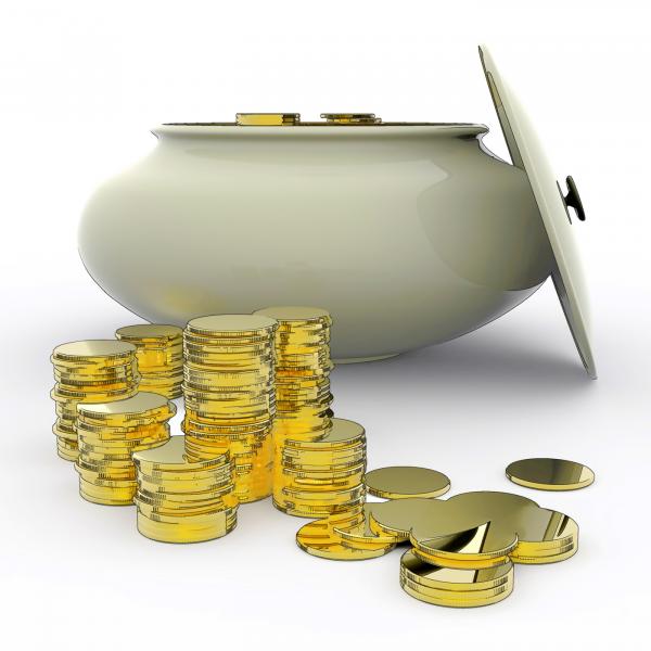 Pot Of Gold Means Money Or Lucky