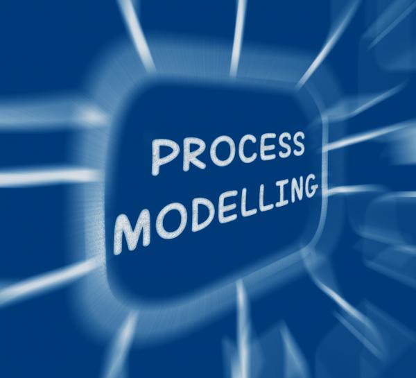 Process Modelling Diagram Displays Representing Business Processes