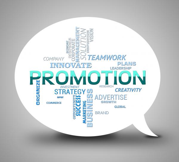 Promotion Bubble Represents Discounts Communication And Dialog