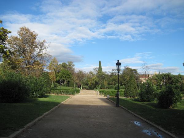 Public park in Barcelona