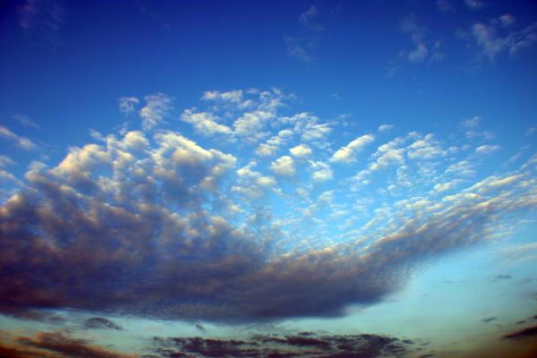 Puffy clouds