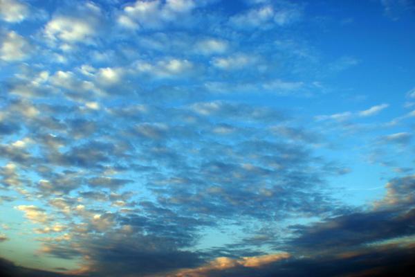 Puffy clouds