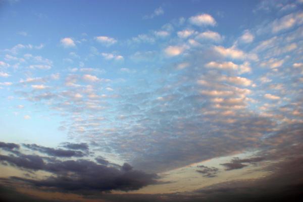 Puffy clouds