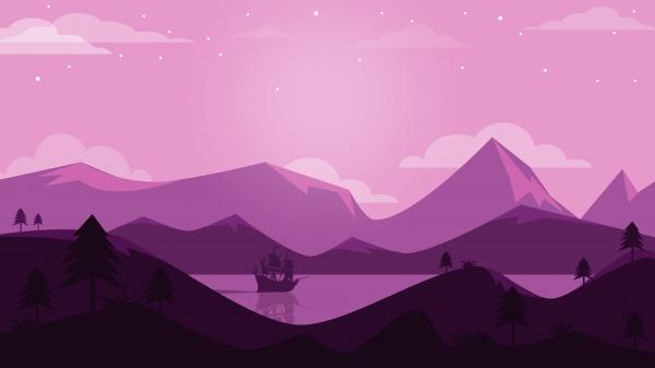 Purpe scene